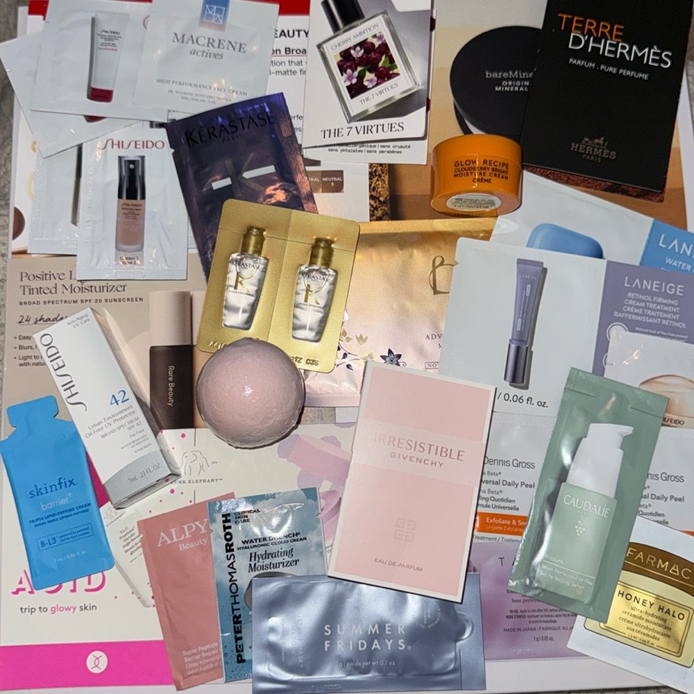 NEW skincare/cosmetic/body/hair sample/travel bundle (#25F)